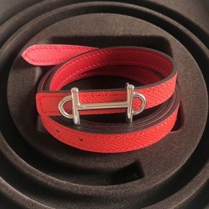 SOLD - Hermès Gamma 13mm reversible belt